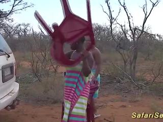 แอฟริกัน safari groupsex เพศสัมพันธ์ ถึงจุดสุดยอด